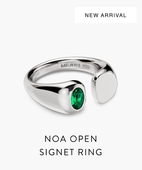 New Arrival. Noa Open Signet Ring.