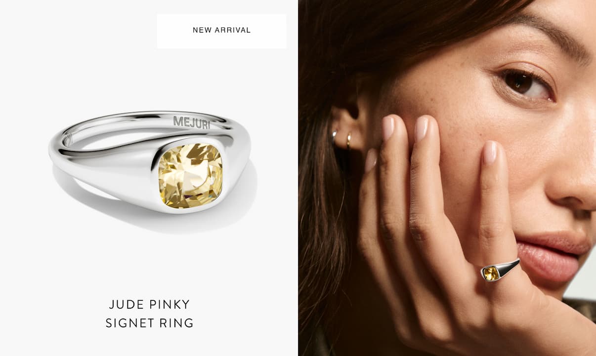 New Arrival. Jude Pinky Signet Ring.