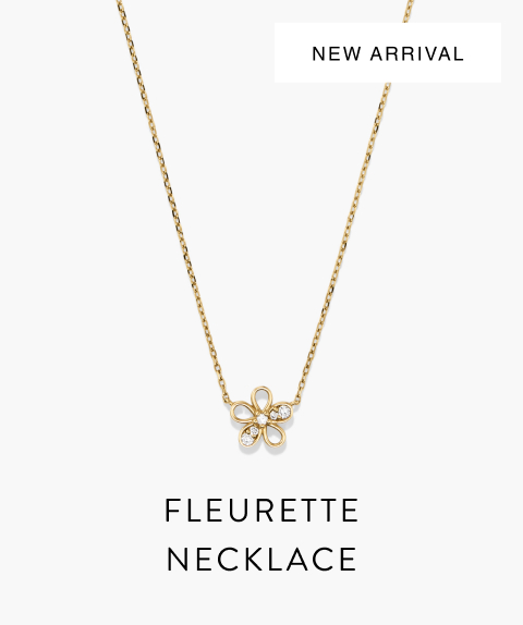 New Arrival. Fleurette Necklace.