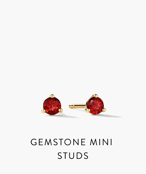 Gemstone Mini Studs.