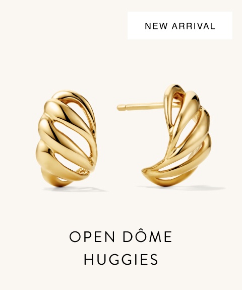 New Arrival. Open Dôme Huggies.