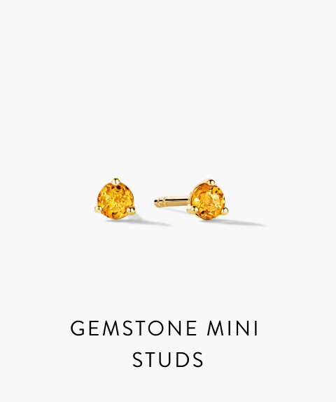 Gemstone Mini Studs.