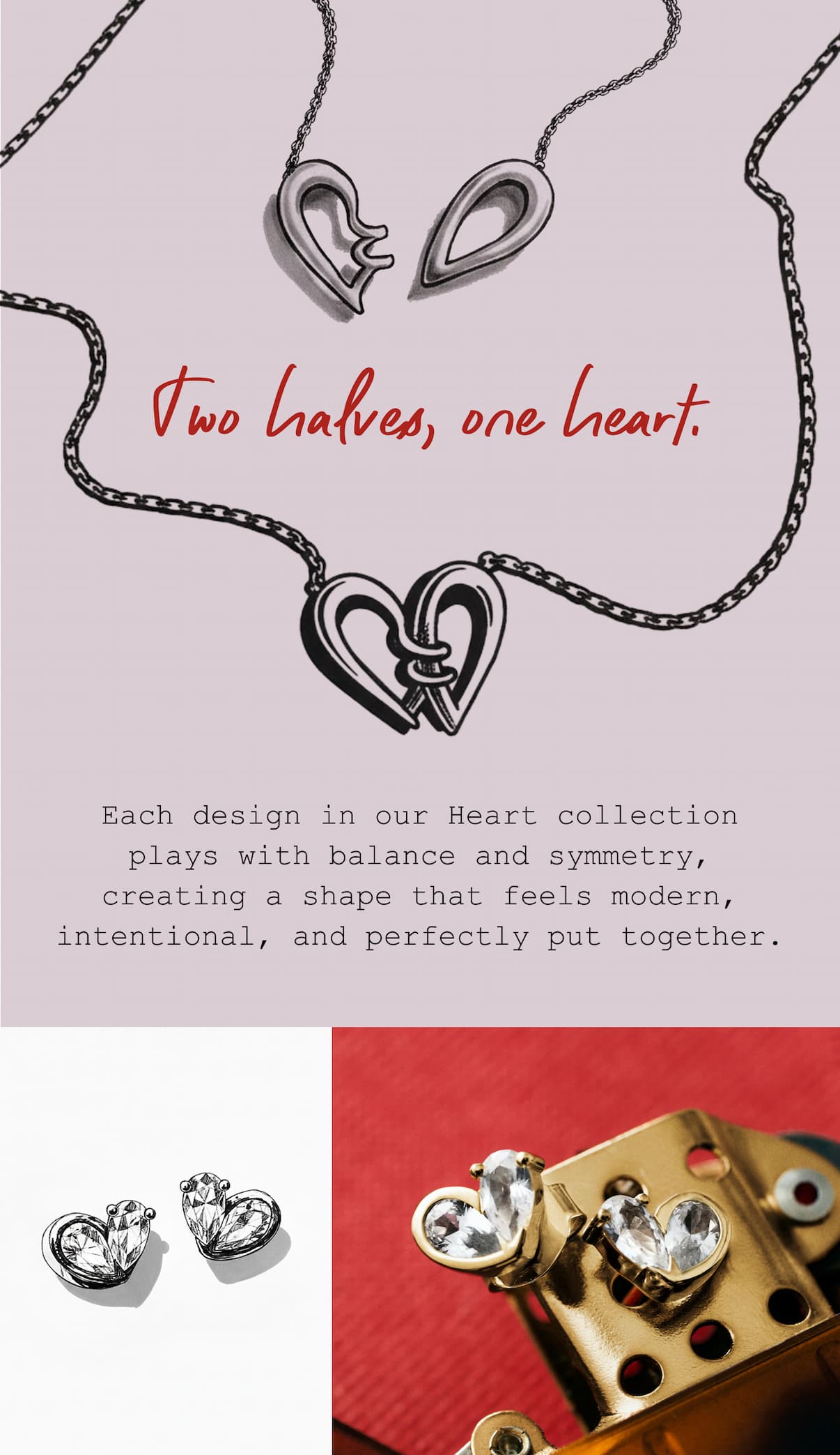 Two Halves, One Heart.