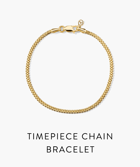 Timepiece Chain Bracelet.