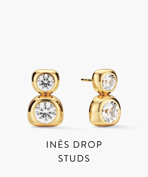 Inès Drop Studs.