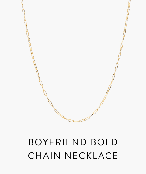 Boyfriend Bold Chain Necklace.