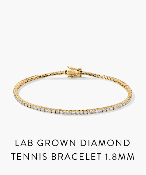 Lab Grown Diamond Tennis Bracelet 1.8mm.