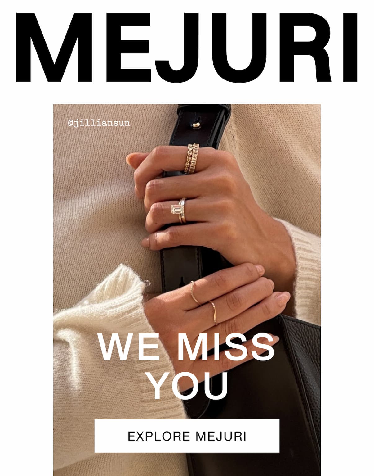 Mejuri. All Eyes On The Stack. Shop Now.