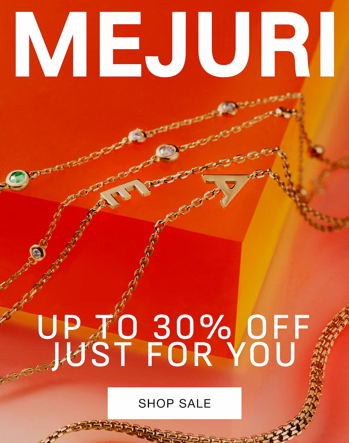 Mejuri. Up to 30% Off Just For You. Shop Sale. Mejuri. Up to 30% Off Just For You. Shop Sale.