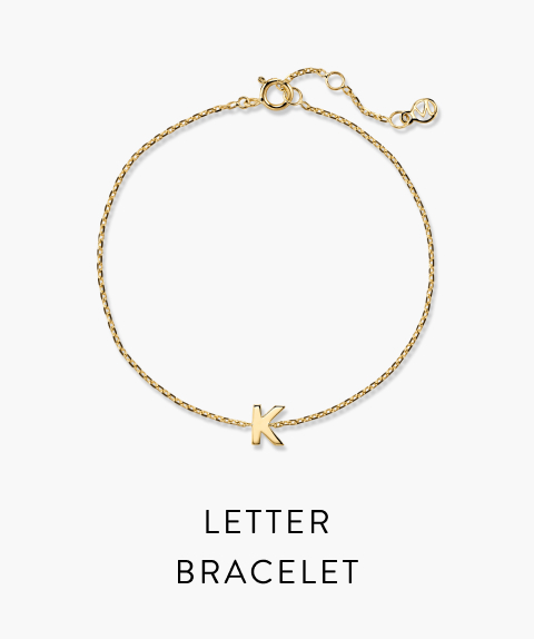 Letter Bracelet.