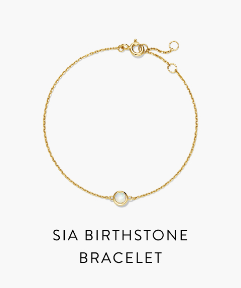 Sia Birthstone Bracelet.