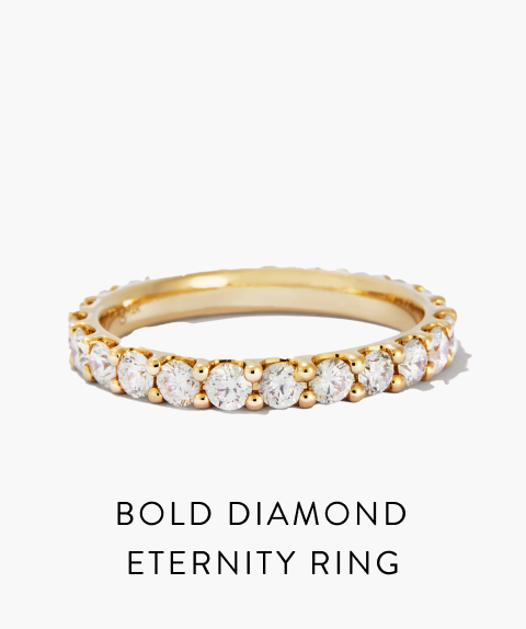 Bold Diamond Eternity Ring.
