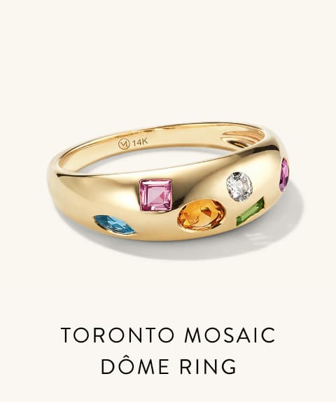 Toronto Mosaic Dôme Ring.