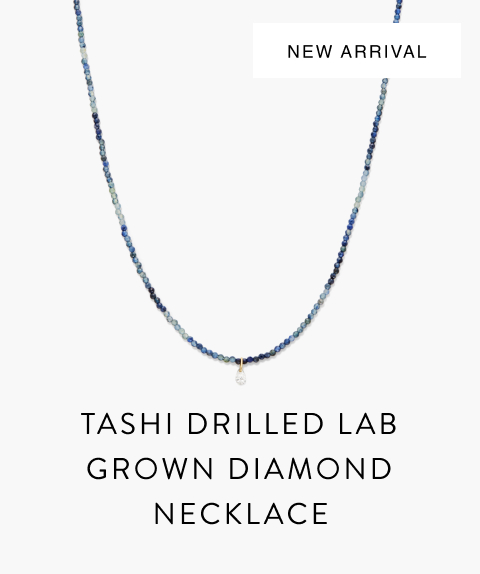 Tashi Drilled Lab Grown Diamond Necklace.