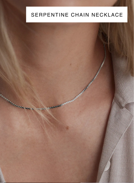 Serpentine Chain Necklace.