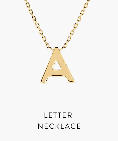 Letter Necklace.
