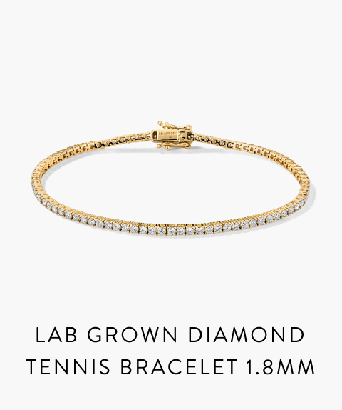 Lab Grown Diamond Tennis Bracelet 1.8mm.