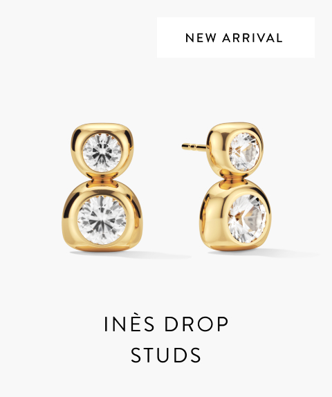 New Arrival. Inès Drop Studs.