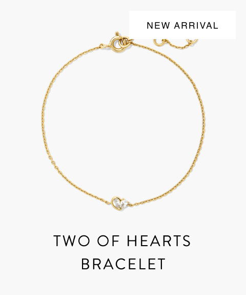 New Arrival. Two of Hearts Bracelet.