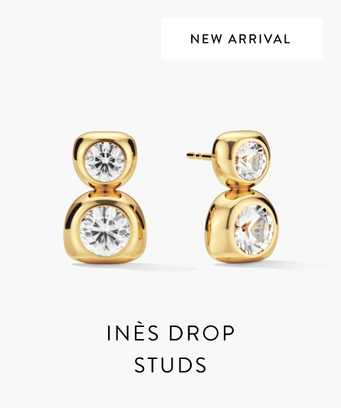 New Arrival. Inès Drop Studs.