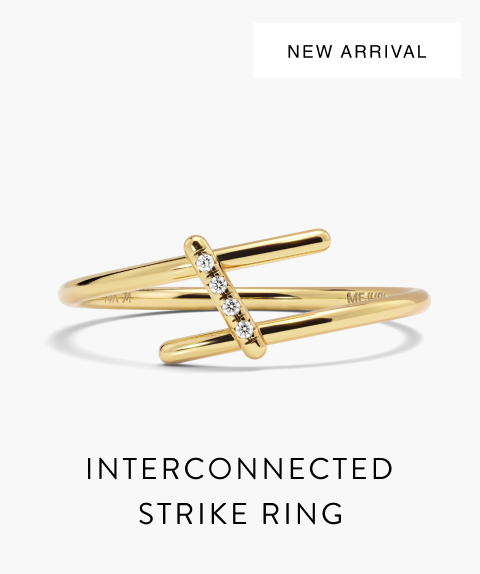 Interconnected Pavé Lab Grown Diamond Strike Ring.