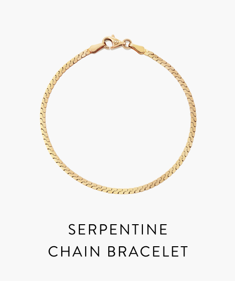 Serpentine Chain Bracelet.