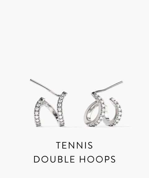 Tennis Double Hoops.