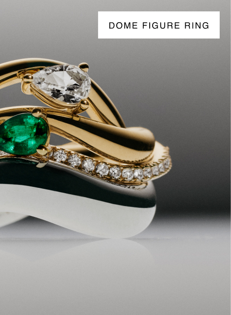 Dôme Figure Ring.