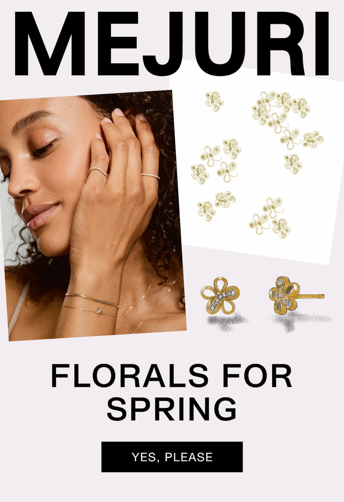 Mejuri. Florals for Spring. Yes, Please.