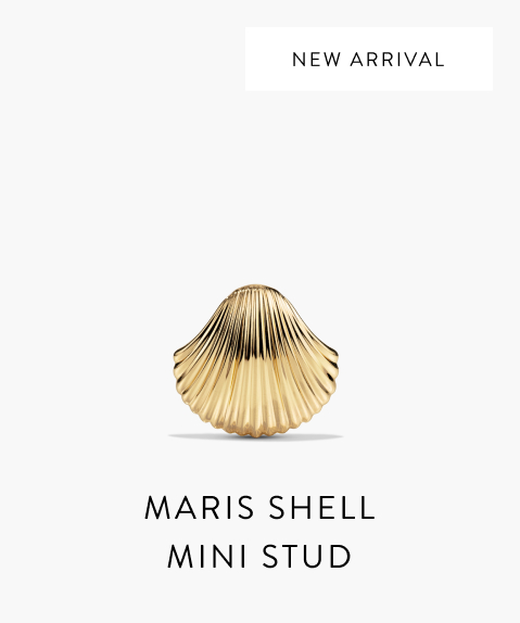 Maris Shell Mini Stud.