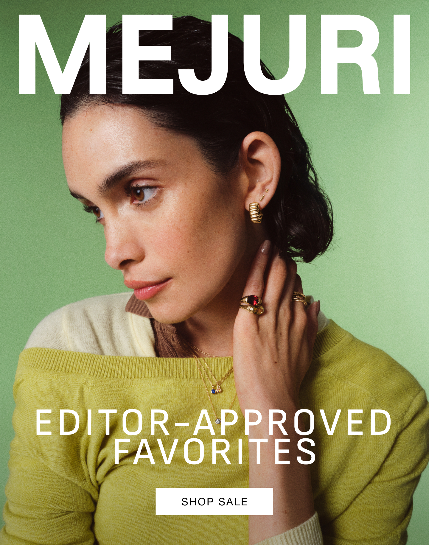 Mejuri. Editor-Approved Favorites. Shop Sale.