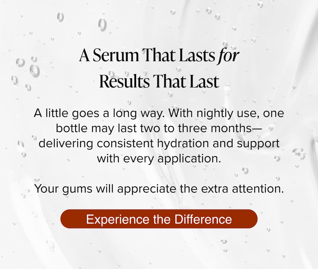 A serum that last for results that last. 