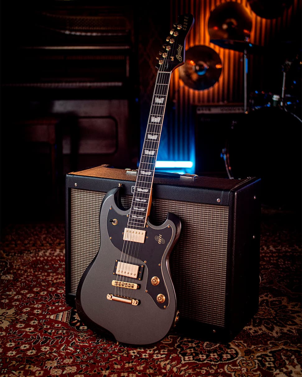 an image of a man playing a guitar on stage with a crowd