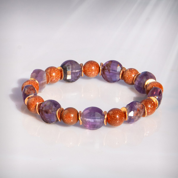The Bright Future Hope And Confidence Bracelet - Super 7 and Goldstone
