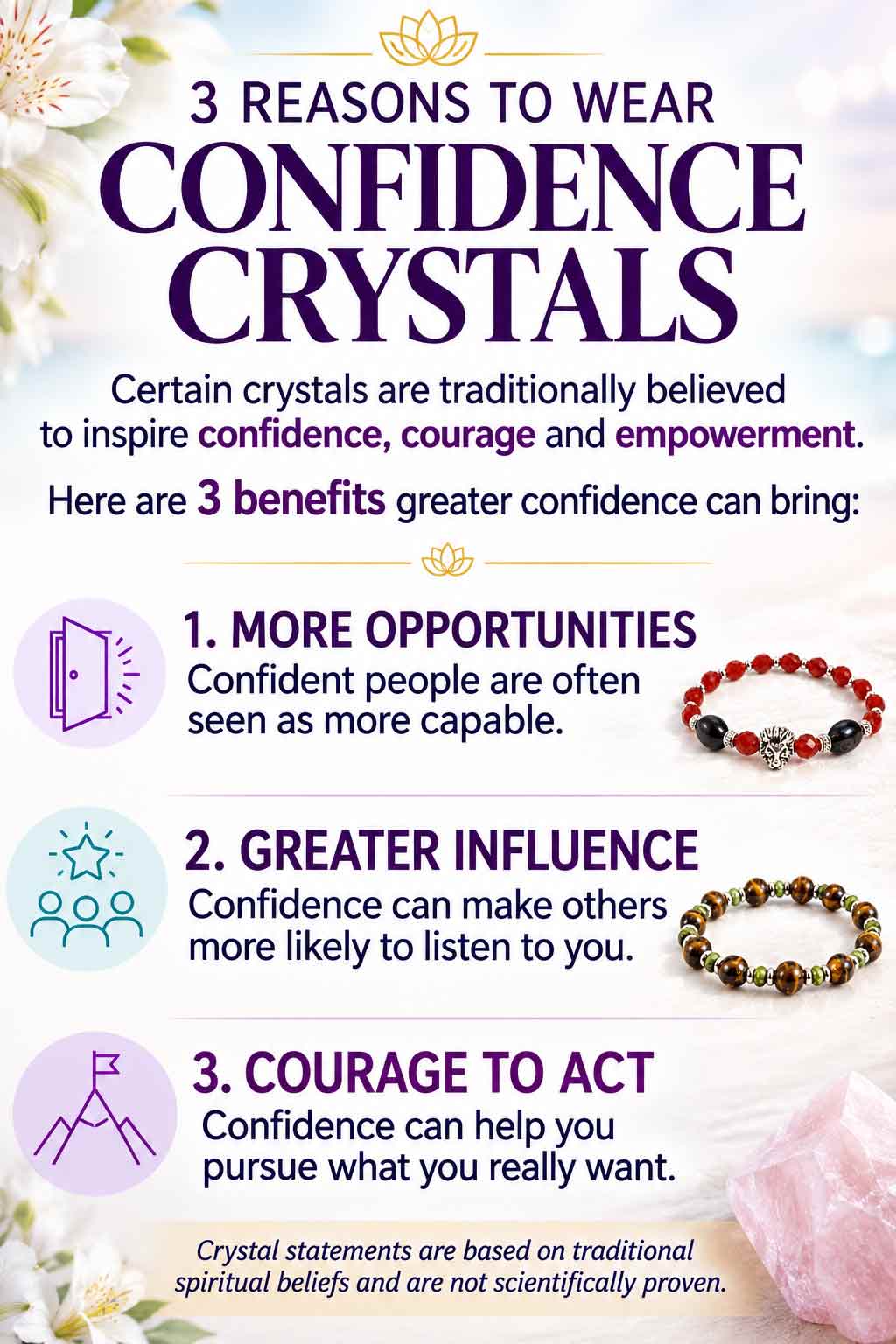3 Reasons To Wear Confidence Crystals 3 Reasons To Wear Confidence Crystals