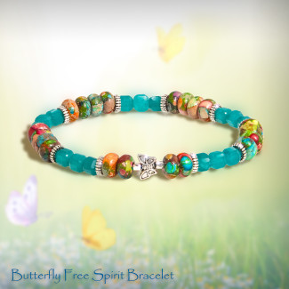 The Rainbow Butterfly Free Spirit Bracelet