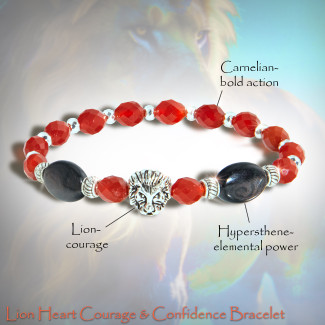The Lion Heart Courage And Confidence Bracelet