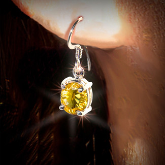 The Confident Woman Citrine Empowerment Earrings