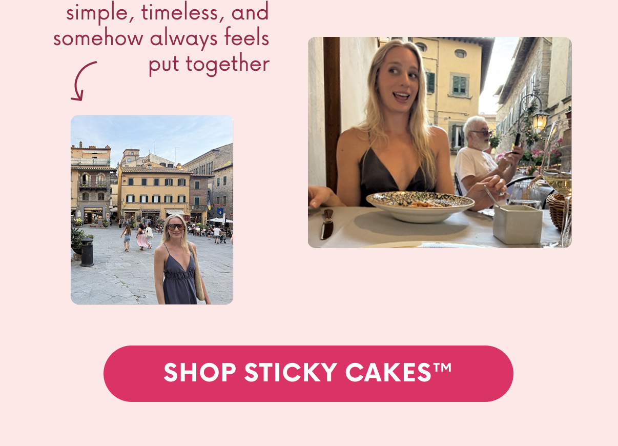 SHOP STICKY CAKES