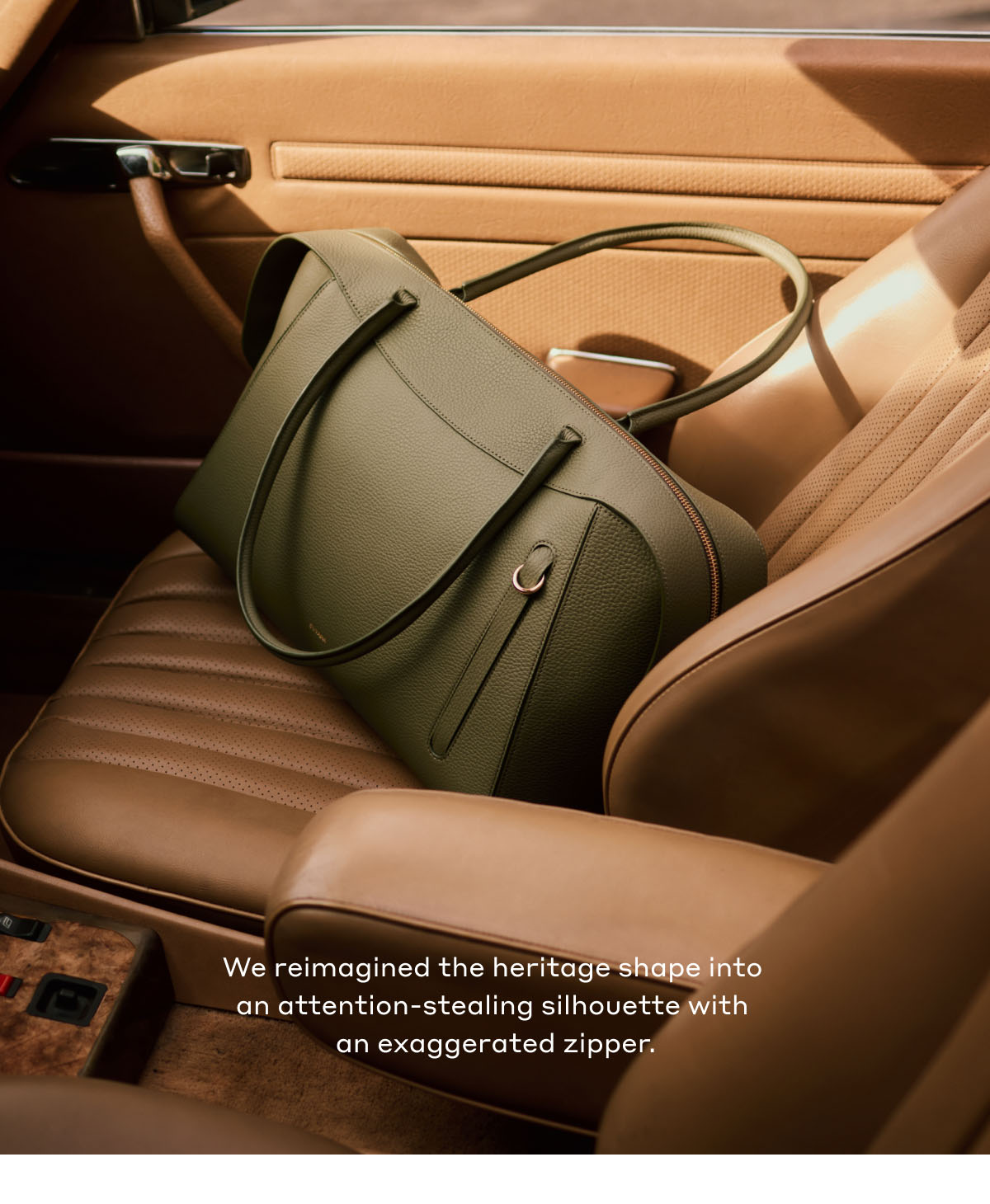 We reimagined the heritage shape into an attention-stealing silhouette with an exaggerated zipper.