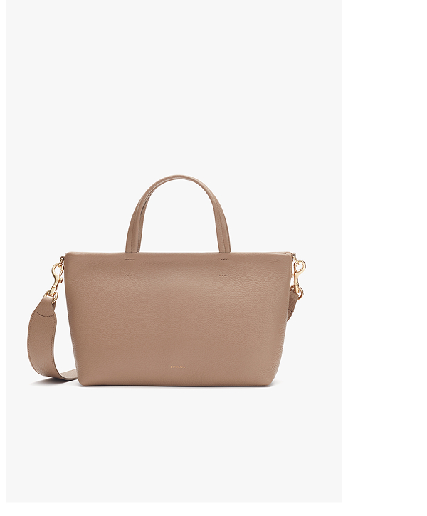 Mini Easy Zipper Tote Cappuccino