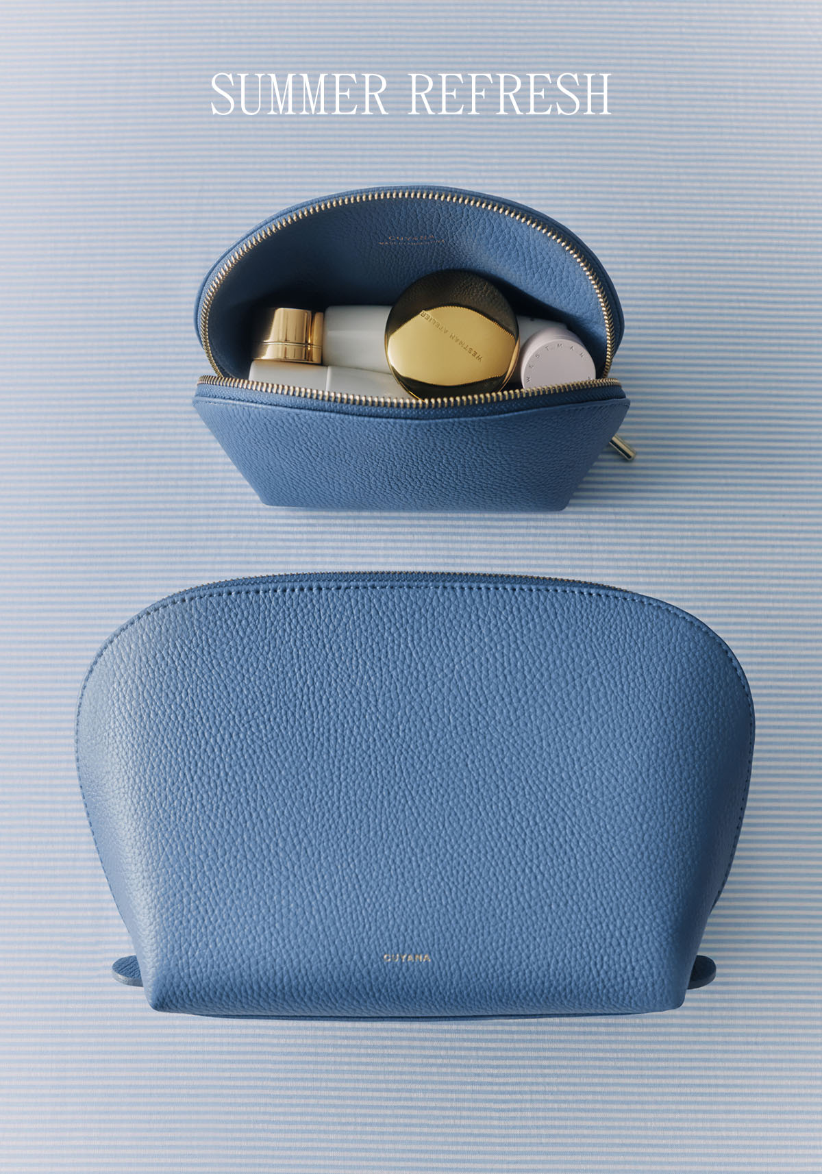 SUMMER REFRESH Travel Case Set Indigo