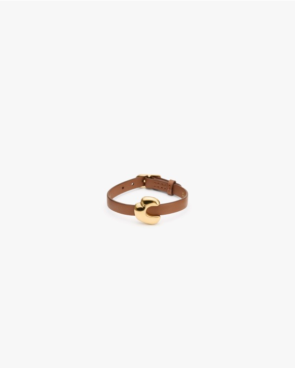 Celestia Leather Bracelet Toffee