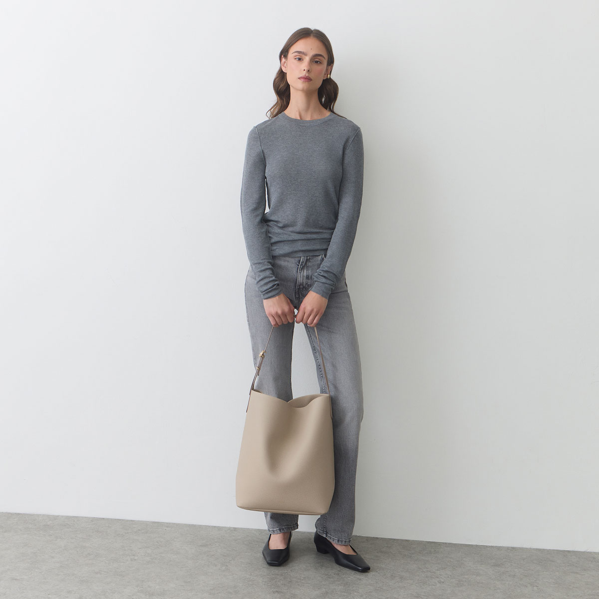 Camina Bucket Bag Stone