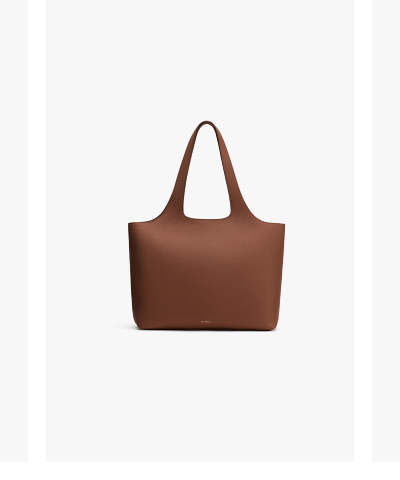System Zipper Tote 16-Inch Dark Chestnut
