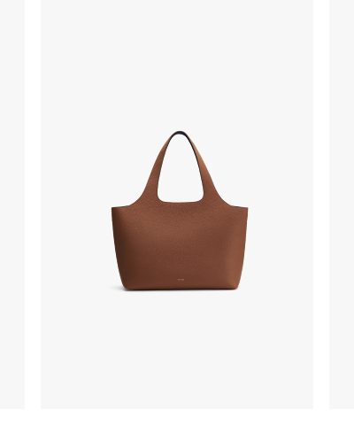 System Zipper Tote 13-Inch Dark Chestnut