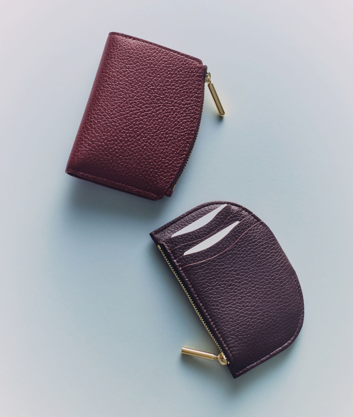 Fold Zip Wallet Cherry, Cardholder Plum