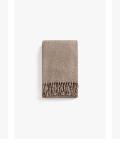 Recycled Cashmere Scarf Taupe