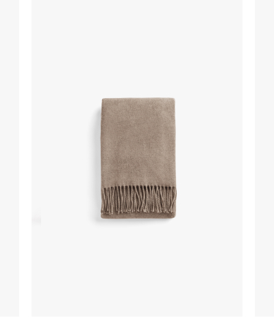 Recycled Cashmere Scarf Beige