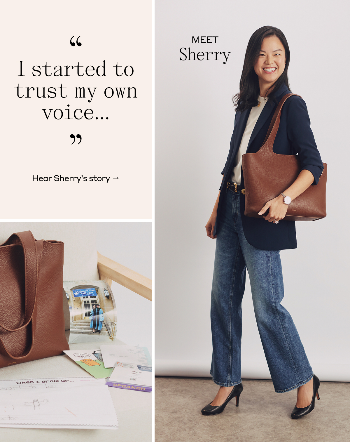 MEET SHERRY "I started to trust my own voice..." Hear Sherry's Story- 